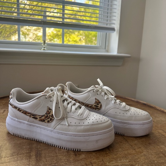 Nike Women’s Court Vision Alta Platform Sneakers - Picture 1 of 4